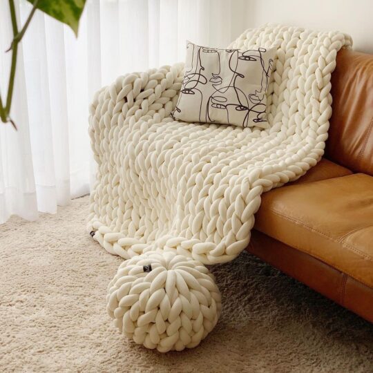 Alternative view of Manta Maxi Tricot Cotton